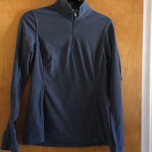 Spyder quarter zip grey blue fleece rhinestone 6